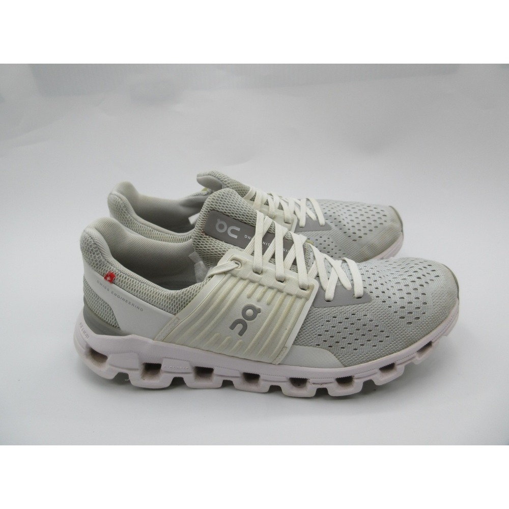 On Running Cloudswift Shoes Womens Size 9.5 Gray White CloudTec Athletic